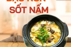 マッシュルームソースと若い豆 – ベジタリアン料理が繊細な体験になるとき