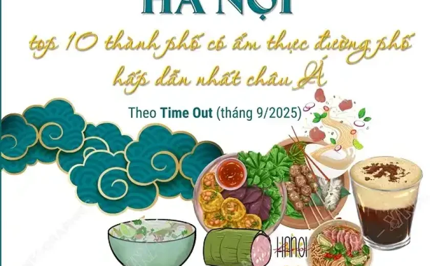 Hà Nội – top thành phố có ẩm thực đường phố hấp dẫn nhất châu Á