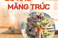 Hanoian Kitchen – Stir-fried beef with bamboo shoots: Delicious taste of the mountains and forests in the heart of the city