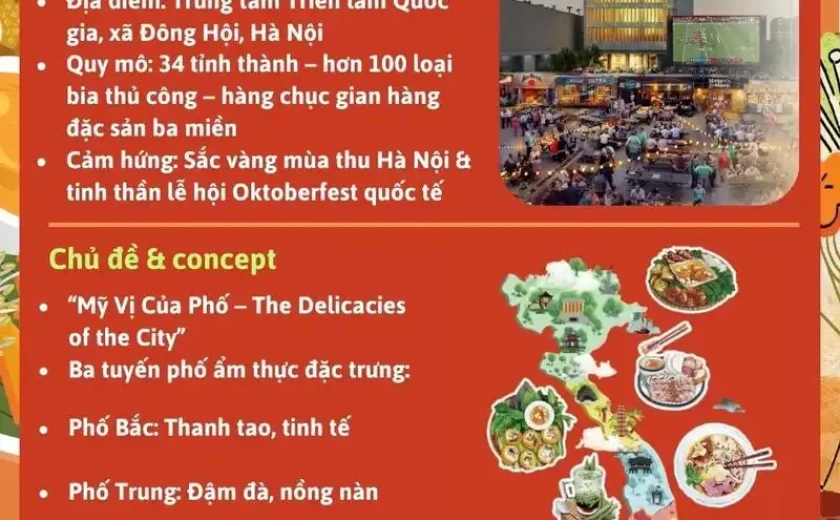 Lễ hội ẩm thực Thu Mỹ Vị: Lan tỏa tinh hoa ba miền