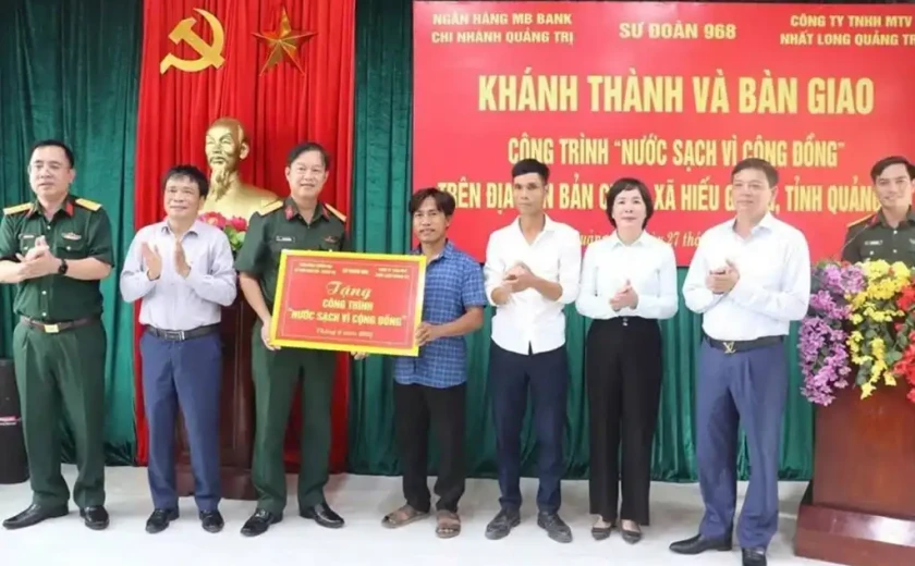 MB Quảng Trị bàn giao công trình “Nước sạch vì cộng đồng” tại Bản Chùa