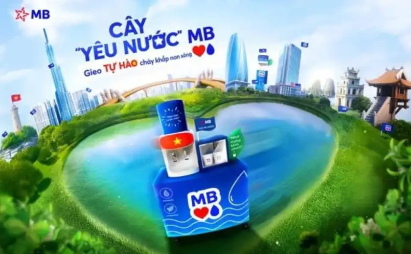“Cây yêu nước” phủ xanh hơn 300 chi nhánh MB: Gieo tự hào chảy khắp non sông