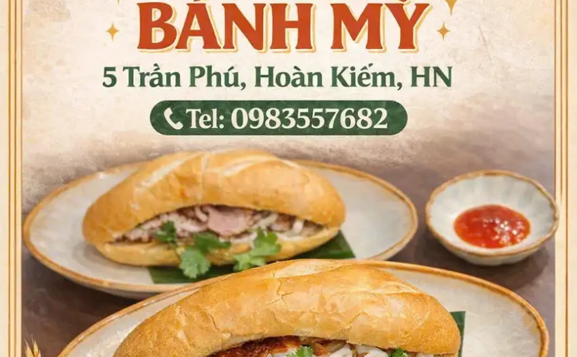 Bánh mì The Hanoian – 5 Trần Phú: Hương vị quen thuộc giữa lòng phố cổ Hà Nội