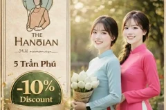Check-in áo dài trong không gian xuân phố cổ, nhận ưu đãi tại The Hanoian – 5 Trần Phú