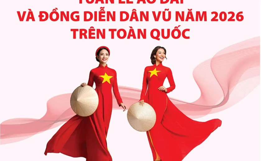 Ao Dai Week and folk dance performances 2026 nationwide