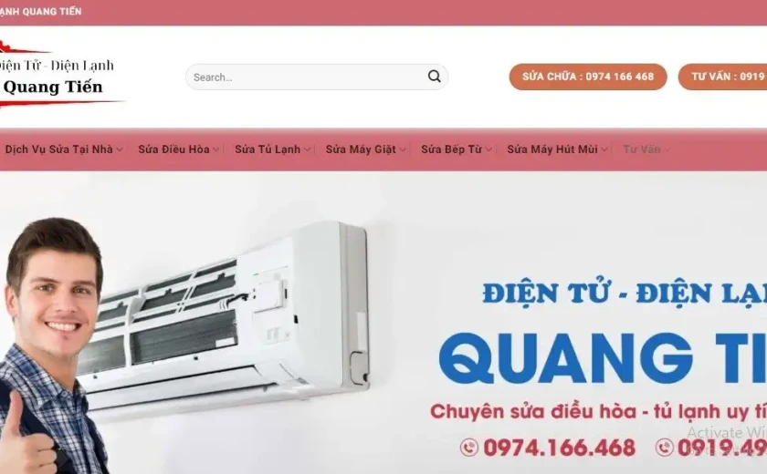 Dịch vụ sửa máy hút mùi tại Hà Nội của Công ty Điện Tử – Điện Lạnh Quang Tiến