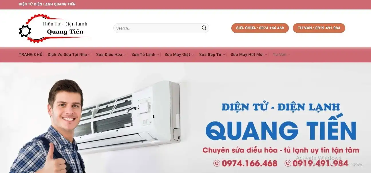 Dịch vụ sửa máy hút mùi tại Hà Nội của Công ty Điện Tử – Điện Lạnh Quang Tiến