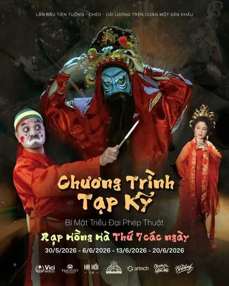 The intersection of the century of Tuong, Cheo, Cai Luong in a fantasy space for future generations
