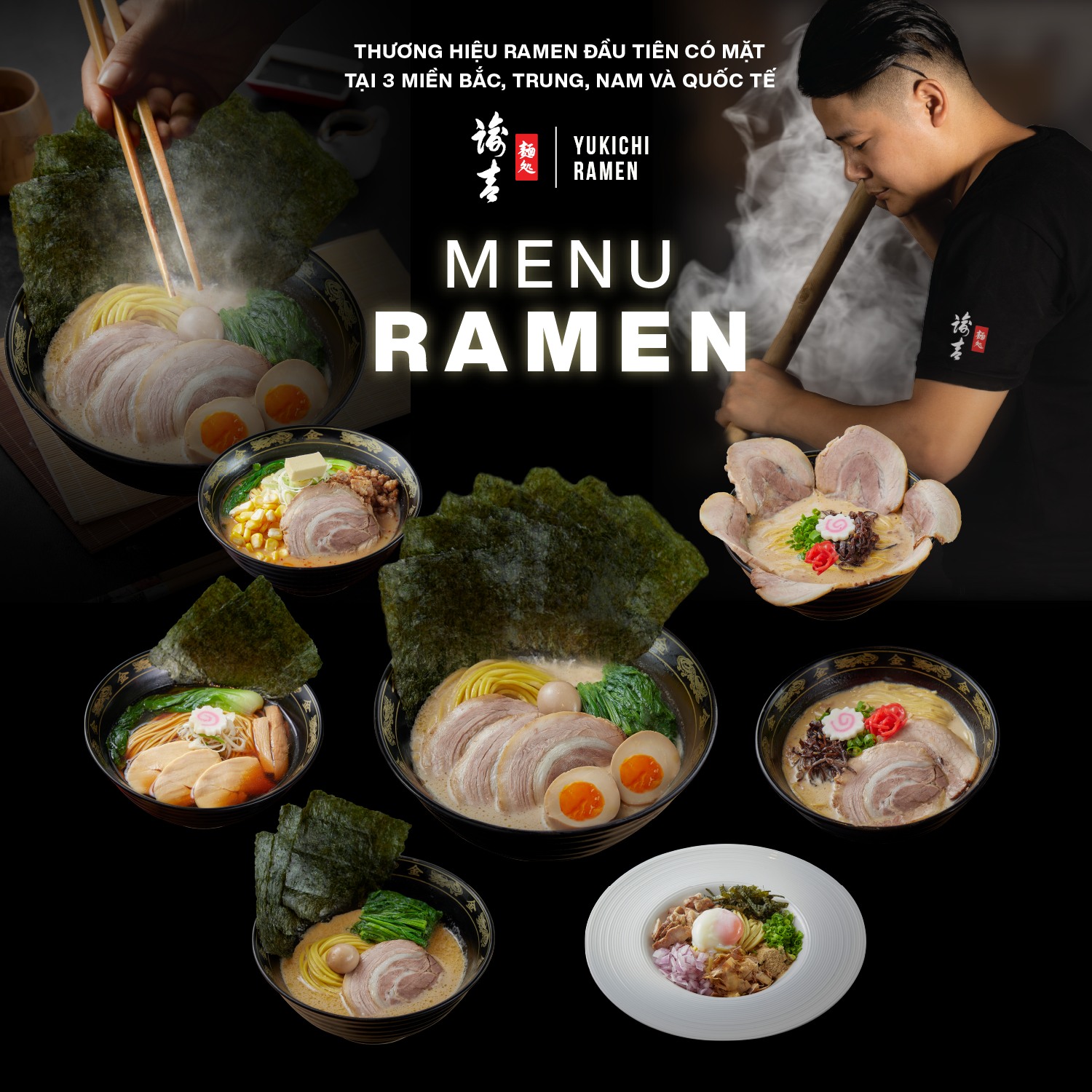 Thưởng thức đa dạng các món mì Ramen truyền thống xứ phù tang