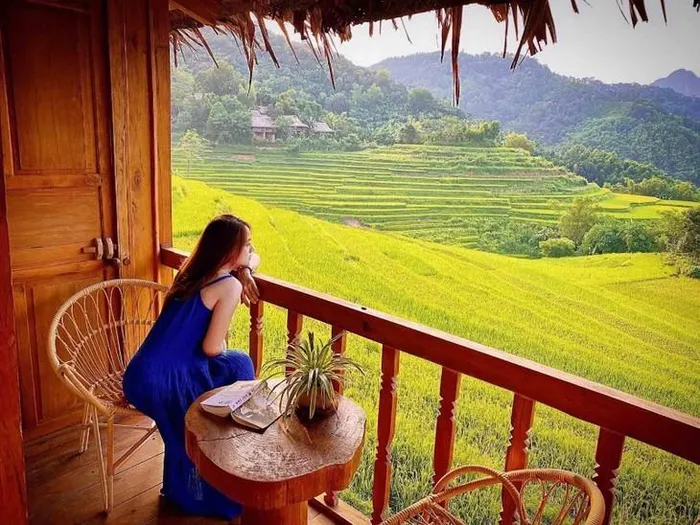 Pù Luông mùa lúa chín xoa dịu tâm hồn mọi du khách. Nguồn: Pù Luông Natura