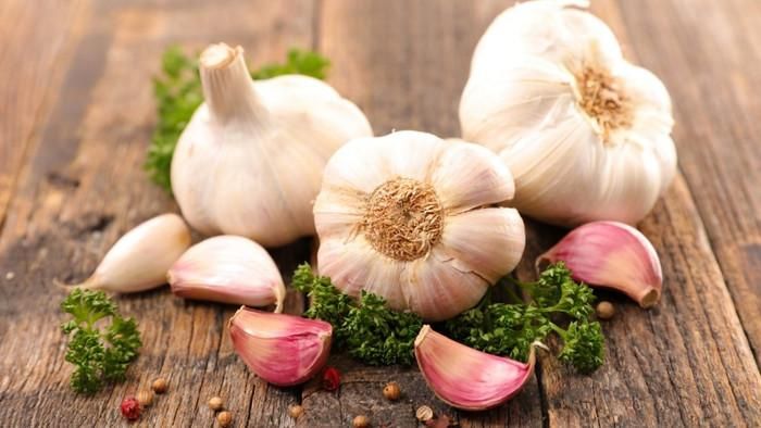 Tỏi rất giàu vitamin B6, giúp tái tạo tế bào. (Nguồn: sinhly18)