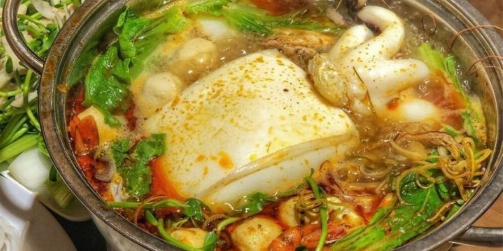 Lẩu mực rừng cay nồng, đậm đà – món lạ miệng khiến ai ăn cũng lưu luyến