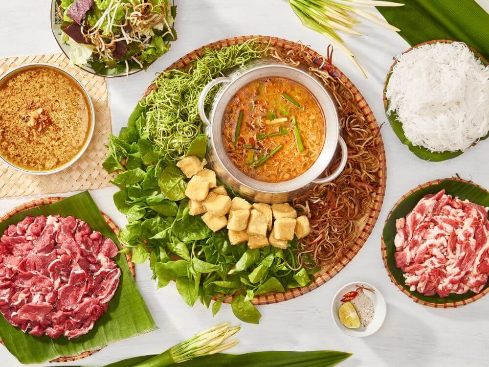 Lẩu riêu cua bắp bò – Ấm bụng những ngày rét